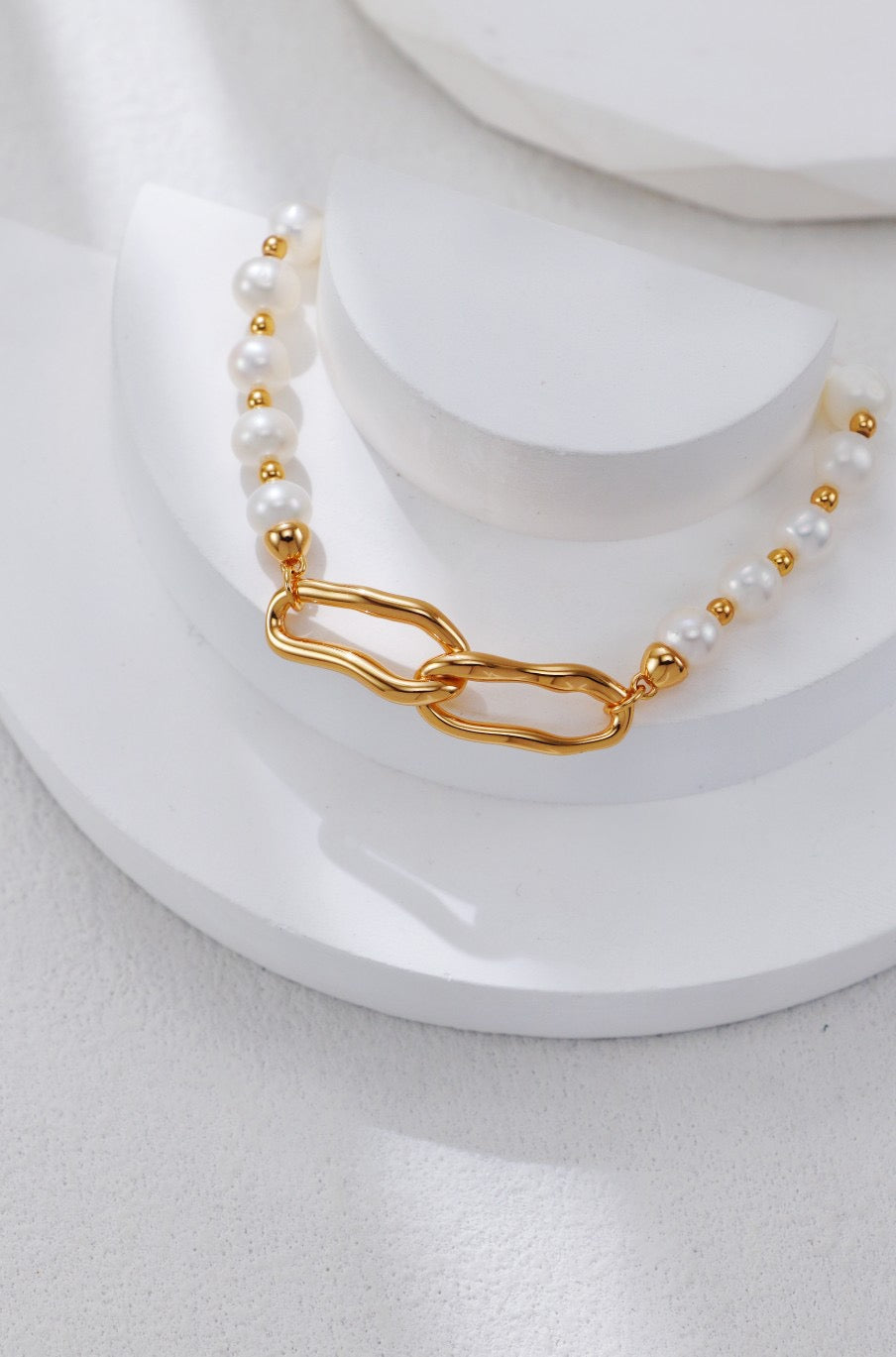 【Premium Quality】S925 Silver Bracelet with Natural Pearls