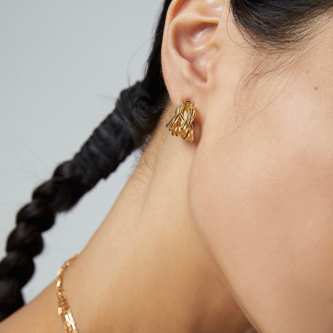 【Premium Quality】S925 Silver Thread Line Earrings