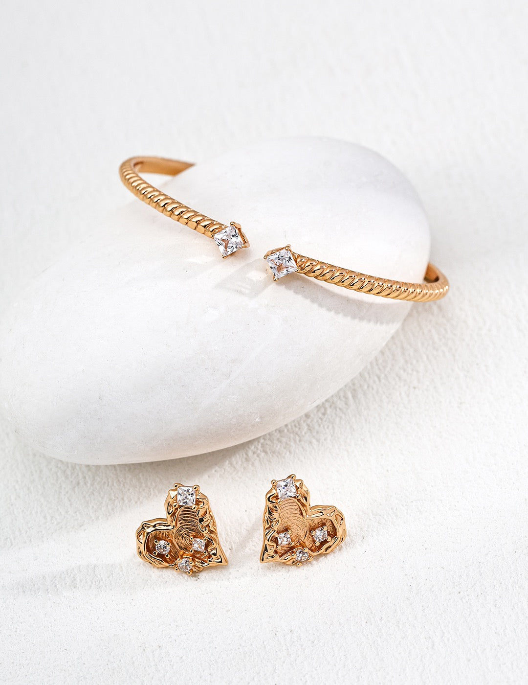 【Premium Quality】S925 Silver Vintage – Heart & Fingerprint Fusion