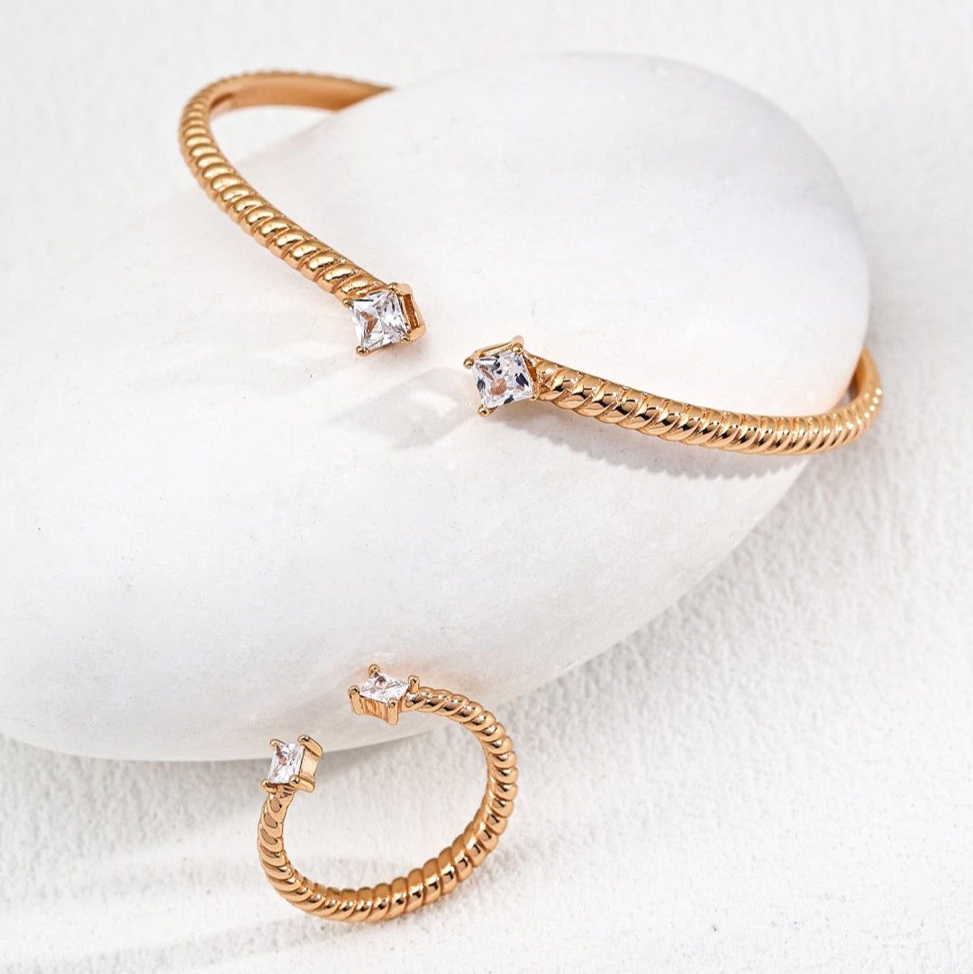 【Premium Quality】Adjustable S925 Silver Bangle