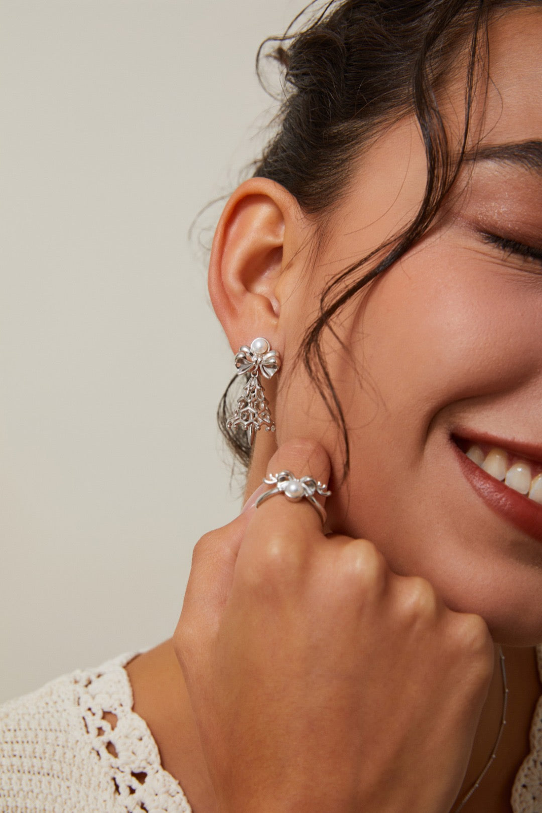 【Premium quality】925 Sterling Silver Christmas Tree Earrings