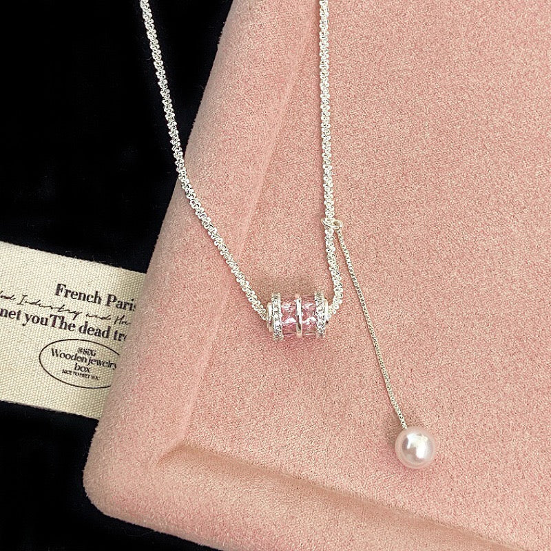 Pink Zicronia Necklace