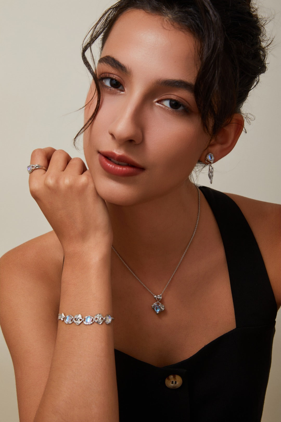 【Premium quality】925 Sterling Silver Moonstone Bracelet