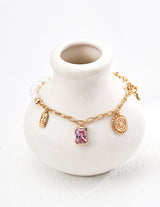 【Premium Quality】S925 Silver Bracelet with Natural Pearls