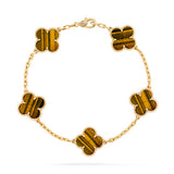 【Premium Quality】CNC Lucky Clover Five-Flower Bracelet