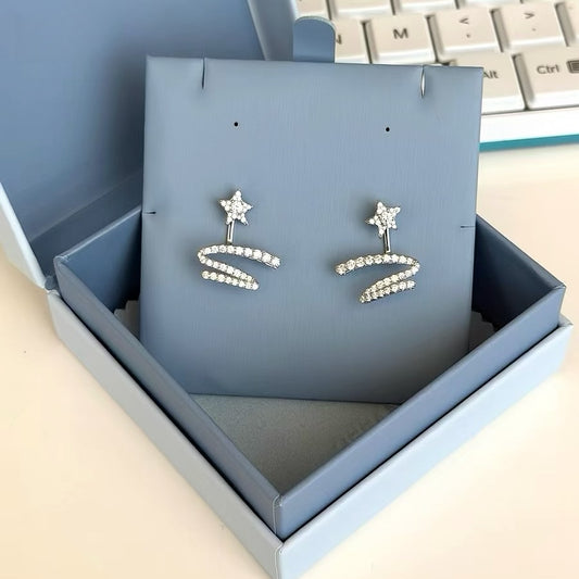 Starlight ribbon earrings