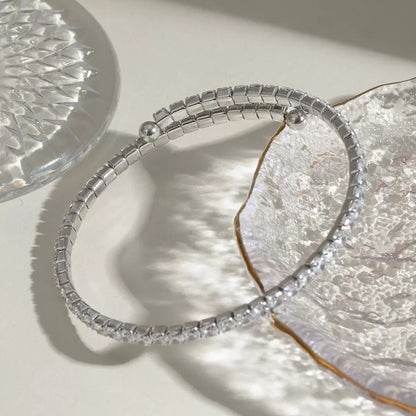 Crystal Glow Tennis Bangle