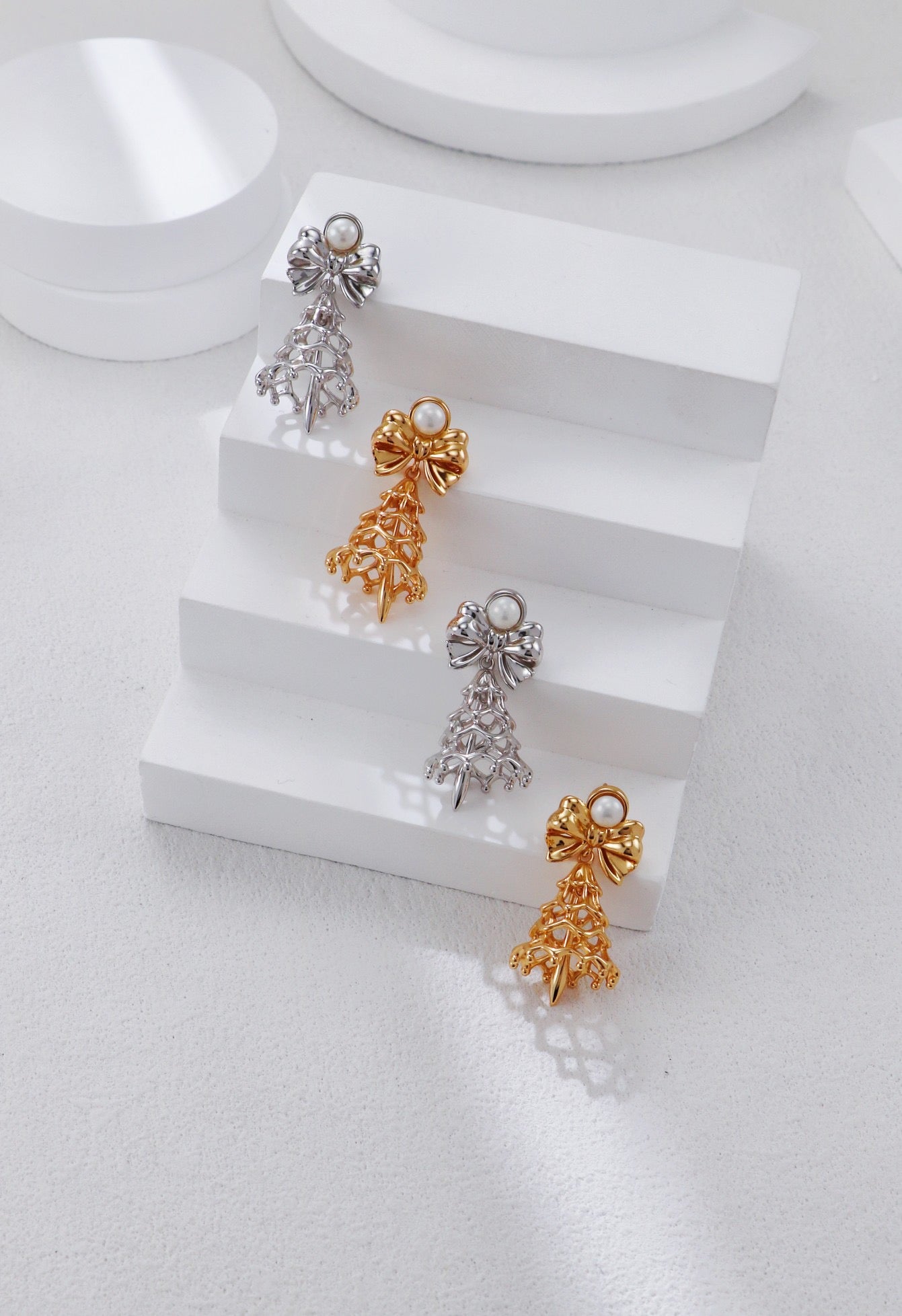 【Premium quality】925 Sterling Silver Christmas Tree Earrings