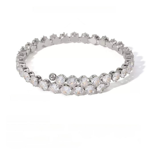 Crystal Glow Tennis Bangle