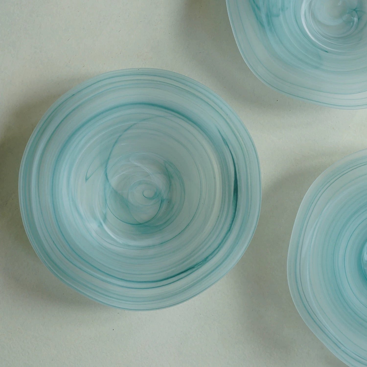 Absolute Handcrafted Wave Bowl, Top View 