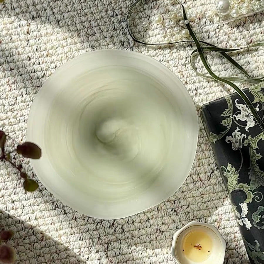 Absolute Handcrafted Wave Bowl, Top View