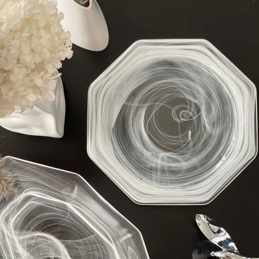 Handcrafted Plate – Cloud Veil