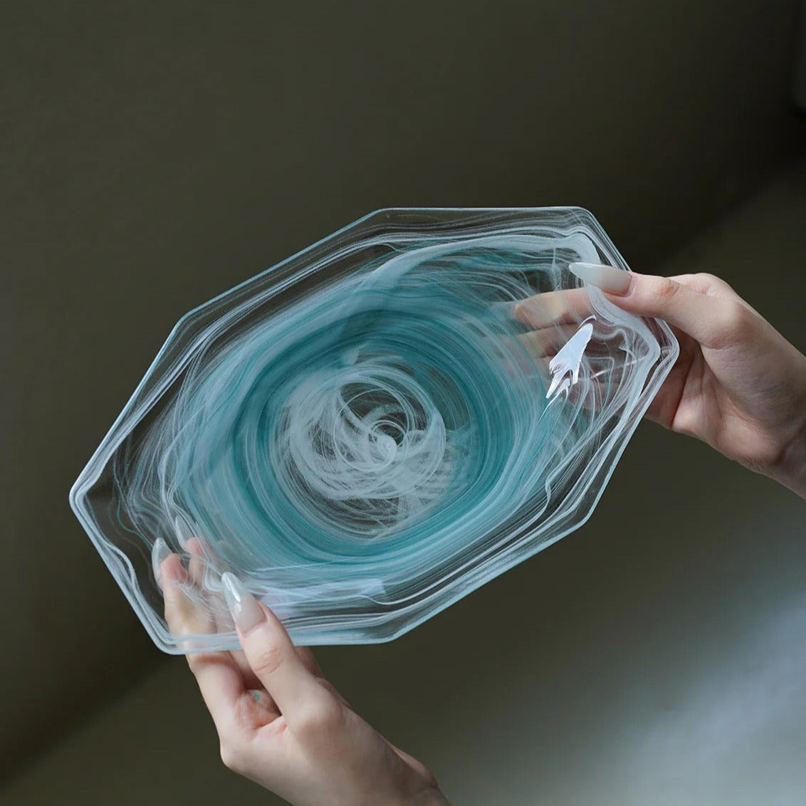 Handcrafted Plate - Ocrean Drift