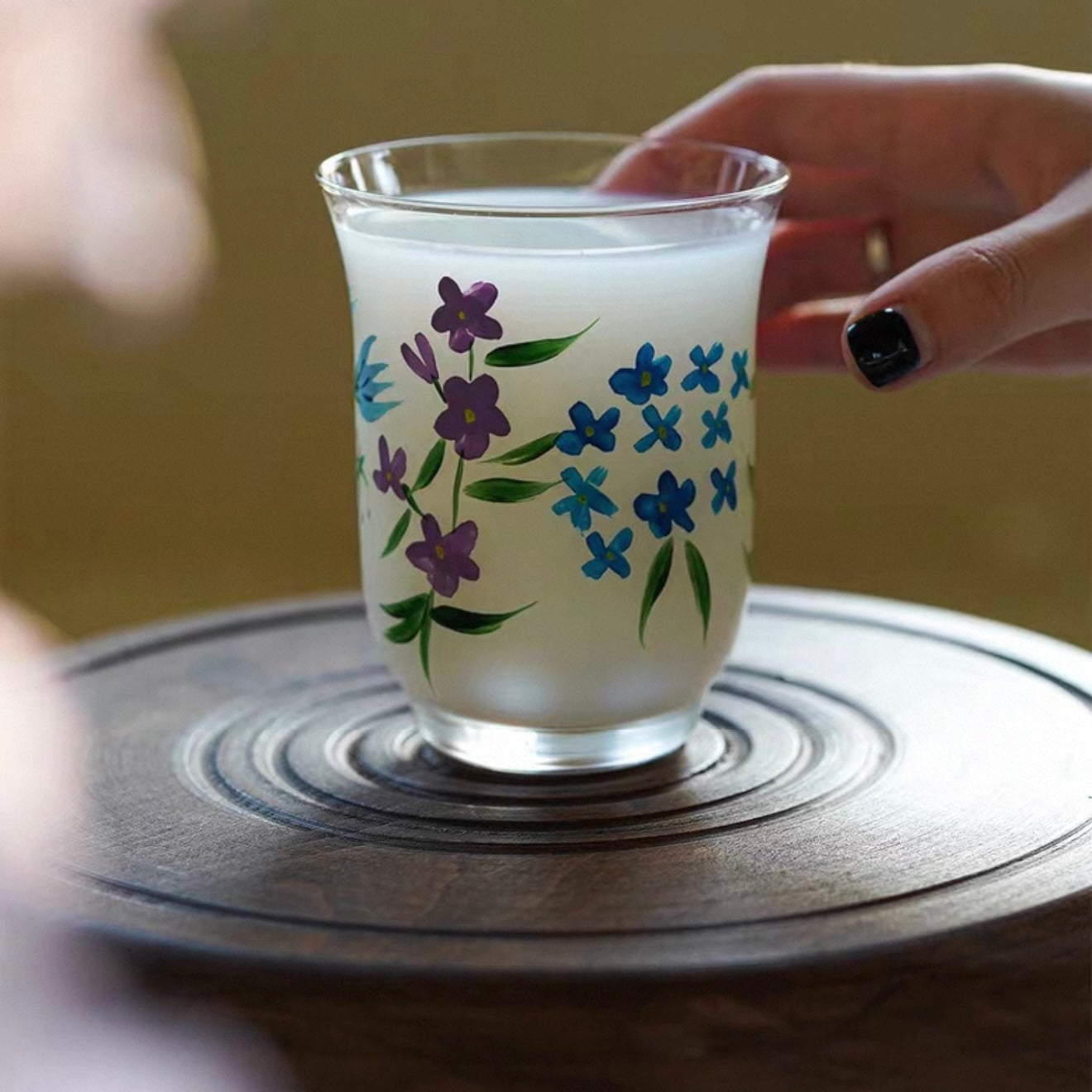 Hand-painted Glass Cup
