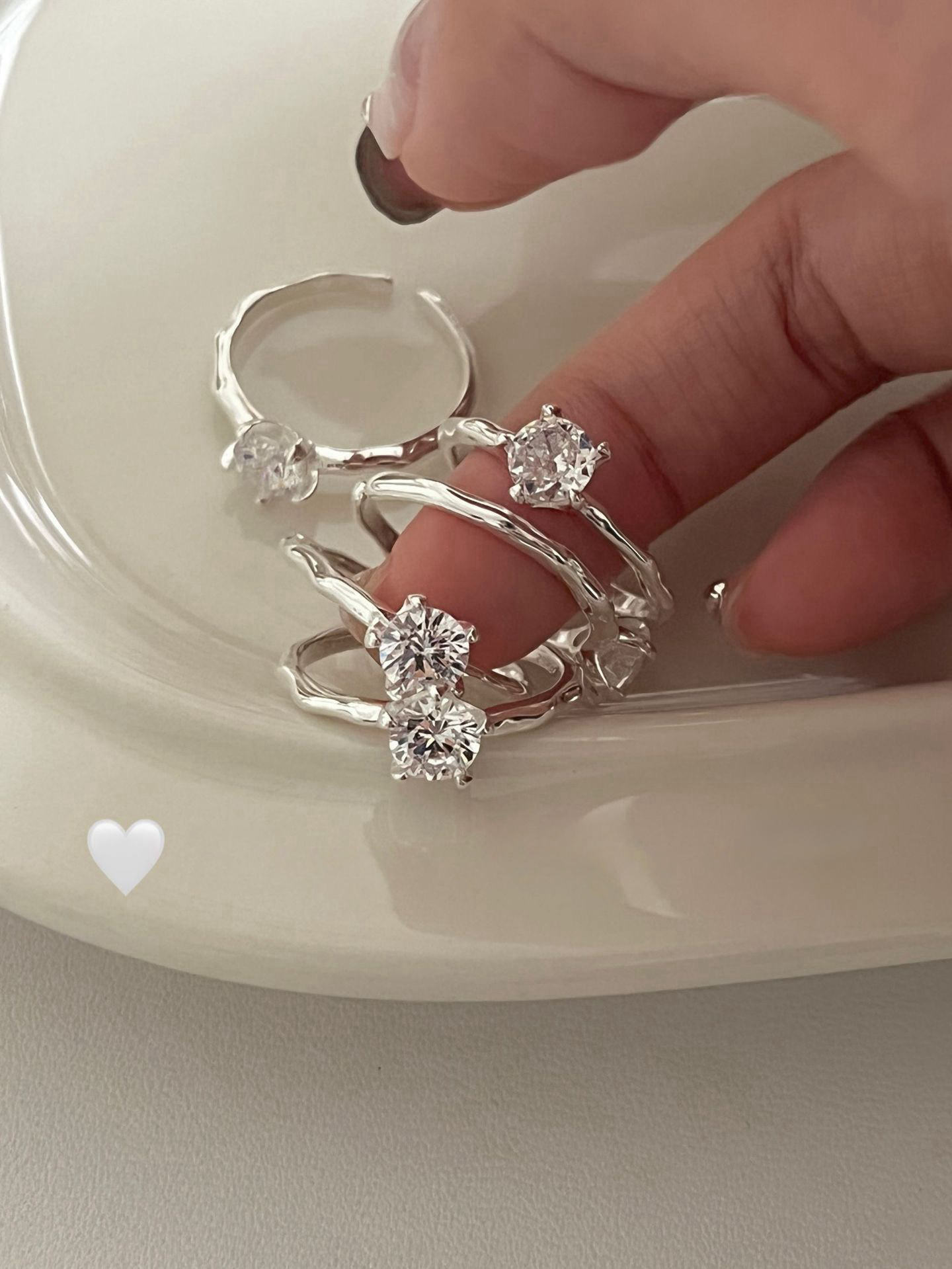 Zircon Ring – 925 Sterling Silver