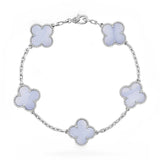 【Premium Quality】CNC Lucky Clover Five-Flower Bracelet