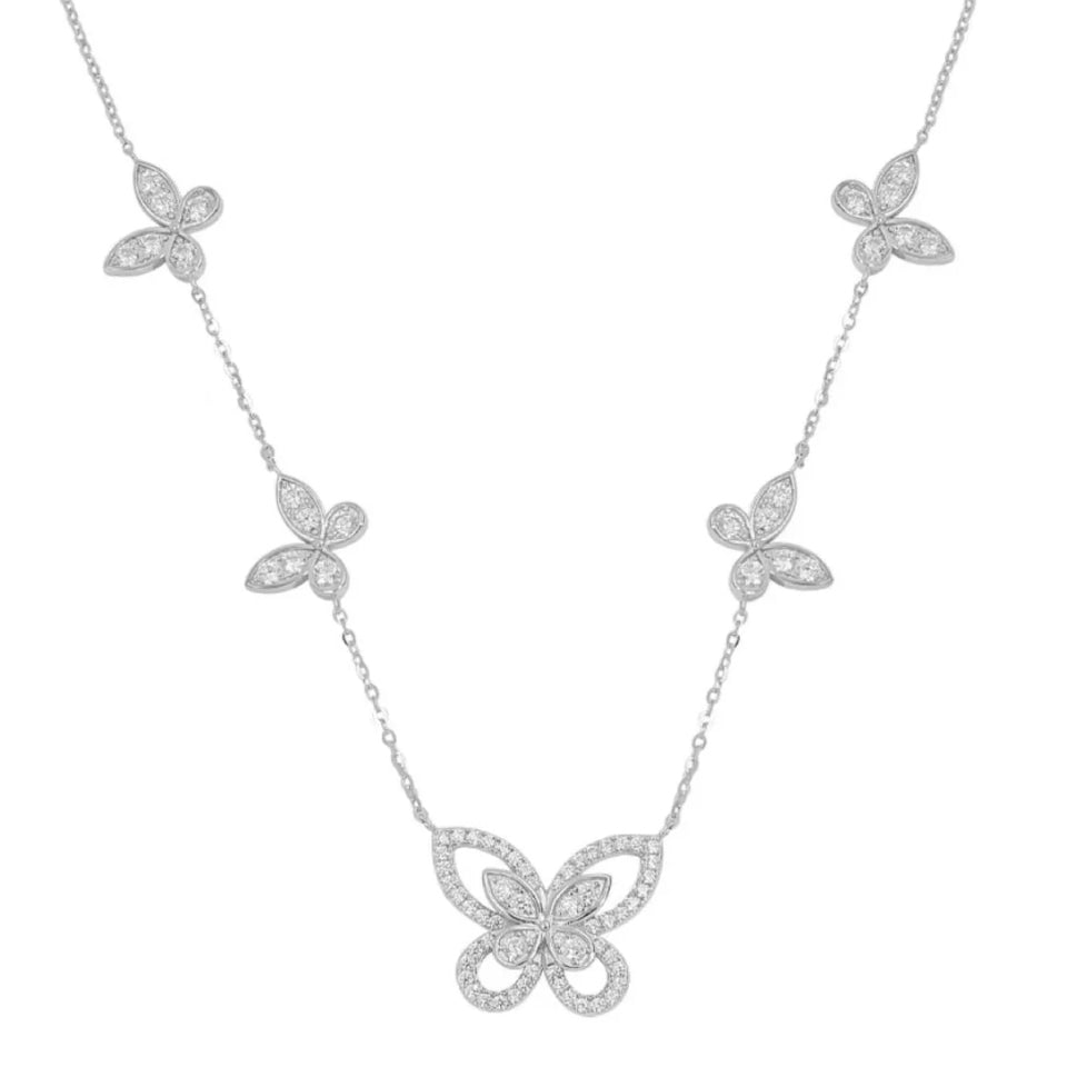 Multi-Butterfly Necklace