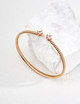 【Premium Quality】Adjustable S925 Silver Bangle
