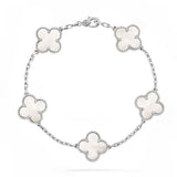 【Premium Quality】CNC Lucky Clover Five-Flower Bracelet