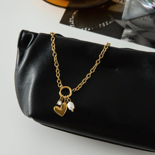 Freshwater Pearl Necklace – Minimalist Luxury, Tarnish-Resistant