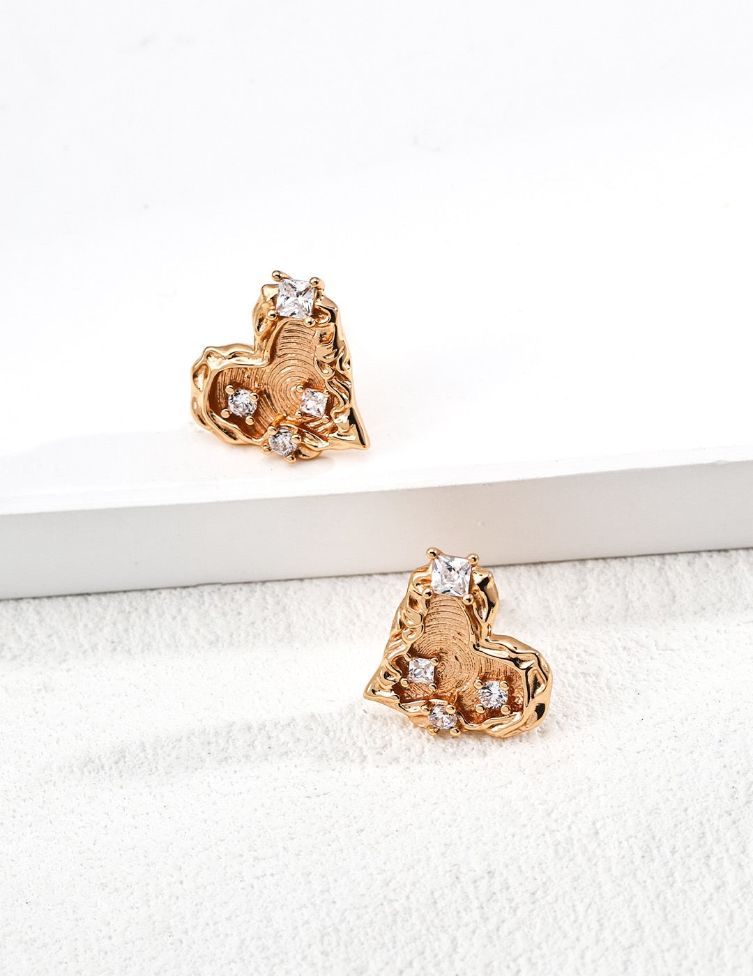 【Premium Quality】S925 Silver Vintage – Heart & Fingerprint Fusion