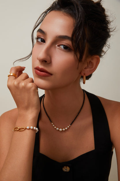 【Premium Quality】S925 Silver Bracelet with Natural Pearls