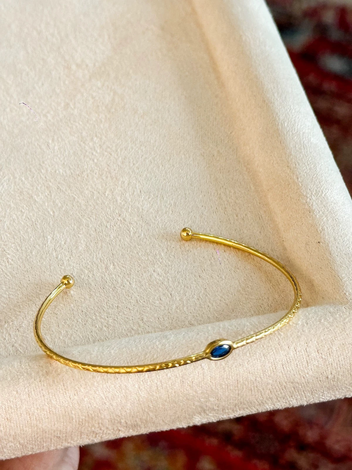 Sculptural Gold Bracelet