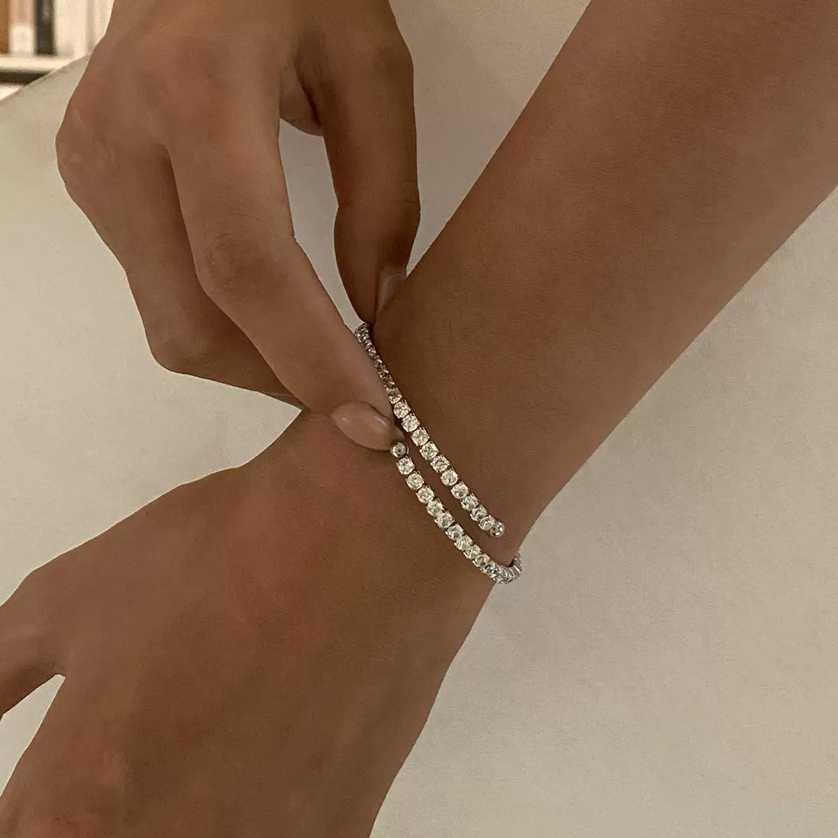 Crystal Glow Tennis Bangle