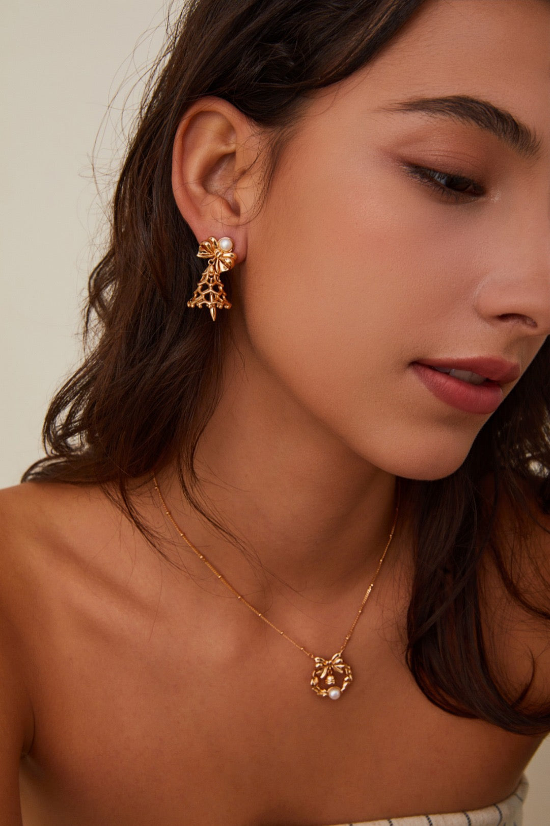 【Premium quality】925 Sterling Silver Christmas Tree Earrings