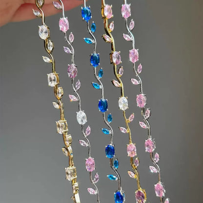 Adjustable Flower Bracelet | Natural Stone | Fade-Resistant Plated | Luxury Style