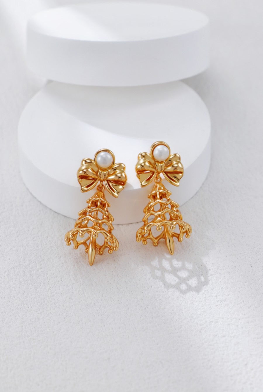 【Premium quality】925 Sterling Silver Christmas Tree Earrings