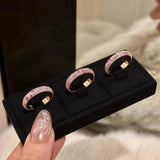 【Premium Quality】S925 Silver Gradient Pink Zircon Ring