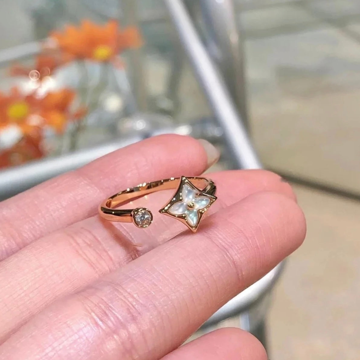 Clover Open Ring