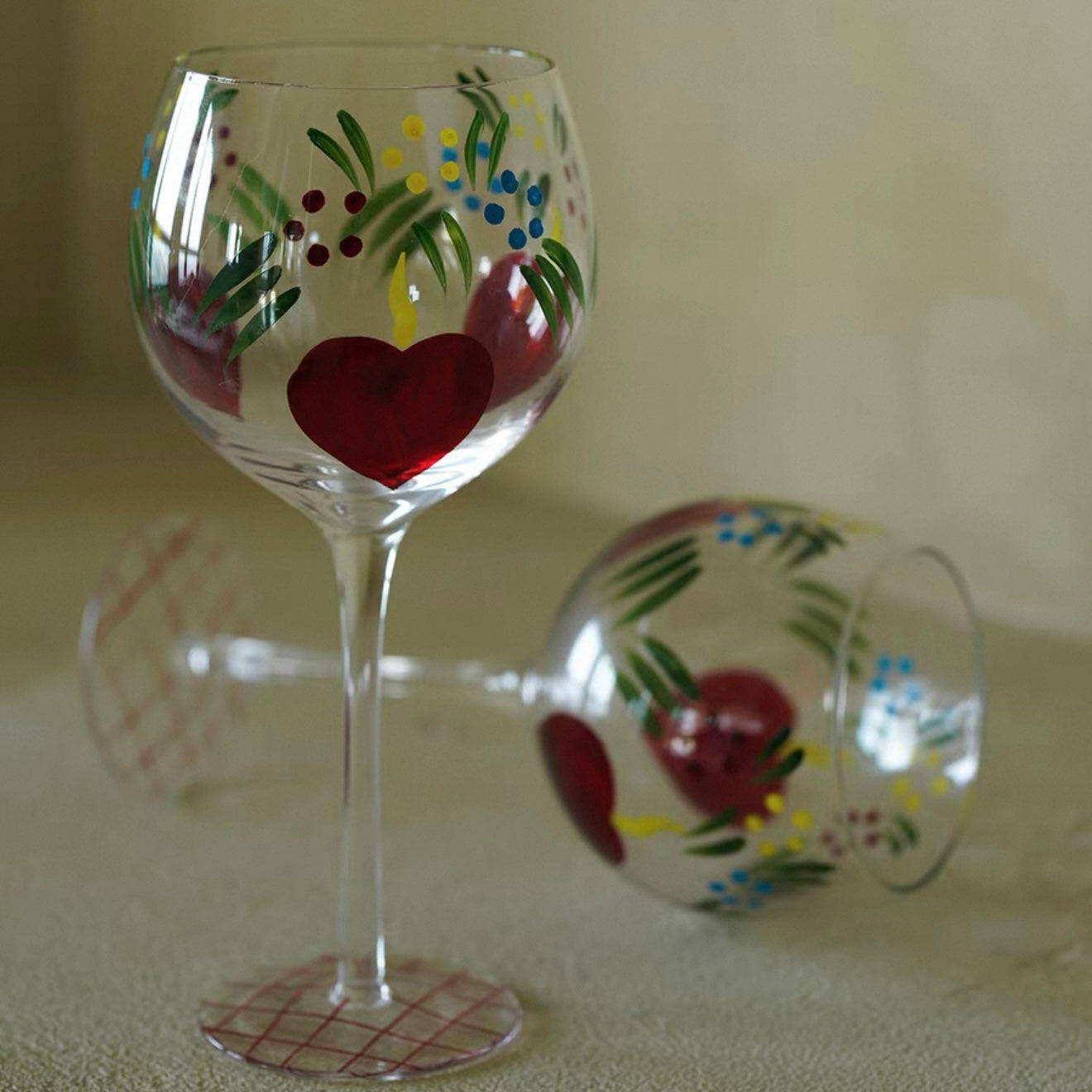 Hand-Drawn Wine Glass