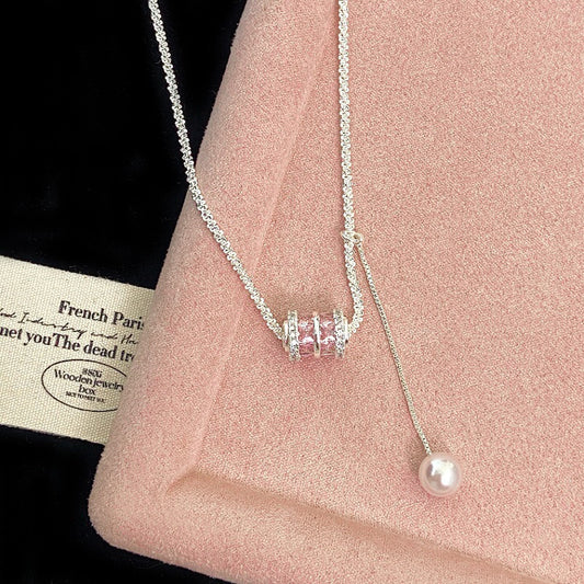 Pink Zicronia Necklace