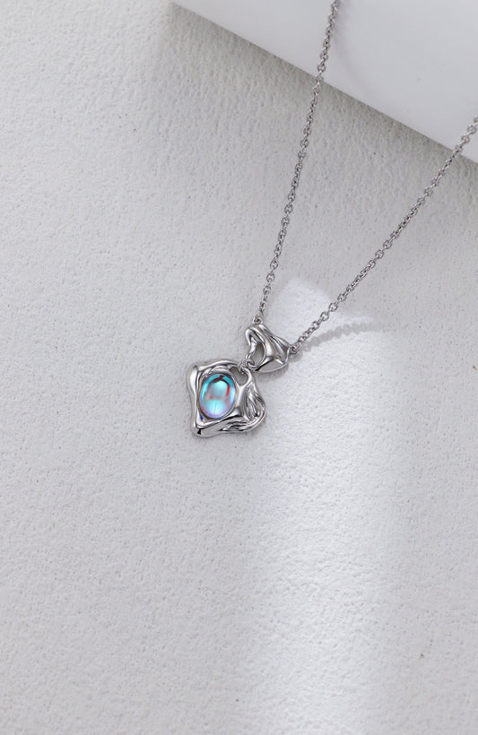 【Premium quality】925 Sterling Silver Moonstone Necklace