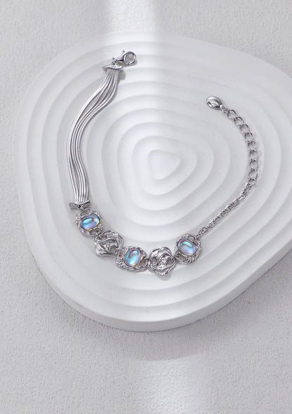 【Premium quality】925 Sterling Silver Moonstone Bracelet