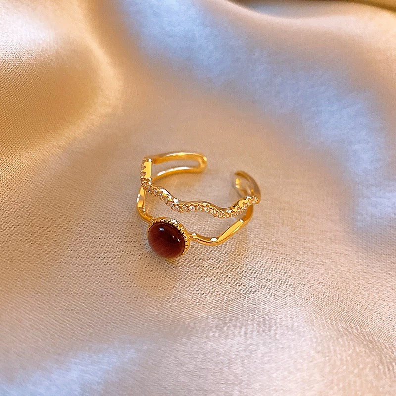 Gold Cat Eye Ring